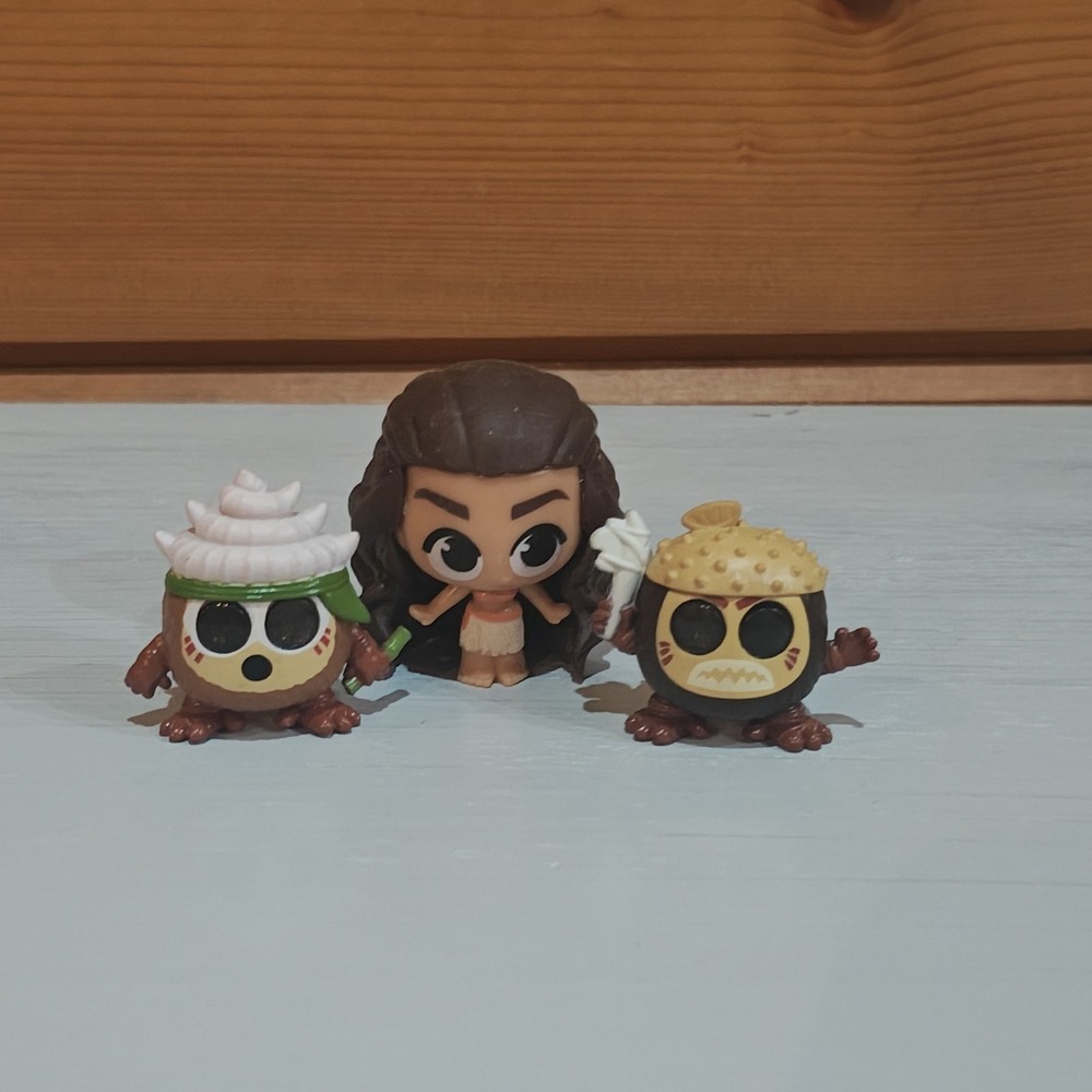 Rare Moana Disney Doorables Bundle Coconut Kakamora